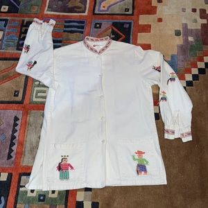 Mayan Modern Brand Handwoven Shirt Lightweight Decorative Buttons Embroidered